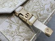 Dior Small Diorcamp Bag Jardin d'Hiver Embroidery with Gold-Tone Metallic Thread - 2