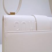 Dior 30 Montaigne Bag White Box Calfskin size 24 x 17 x 6 cm - 6