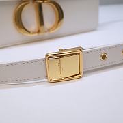Dior 30 Montaigne Bag White Box Calfskin size 24 x 17 x 6 cm - 5