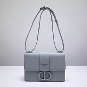 Dior 30 Montaigne Bag Cloud Blue Box Calfskin size 24 x 17 x 6 cm - 1