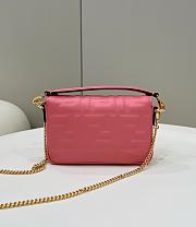 FENDI Baguette Pink Nappa Leather Bag size 19 x 11.5 x 4 cm - 4