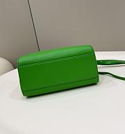 Fendi Peekaboo Mini Green Leather Bag size 23 x 18 x 11 cm - 5