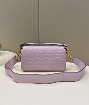 FENDI Baguette Purple Leather Bag size 27 x 15 x 6 cm - 2