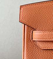 Hermes Birkin Orange Togo Leather Gold Hardware size 25 x 20 x 13 cm - 2