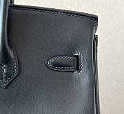 HERMES Birkin Black Glossy Box Leather size 25 x 20 x 13 cm - 5