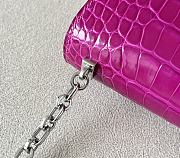 Hermes Verrou Chain Mini Bag Pink Crocodile size 17 x 13 x 5 cm - 2