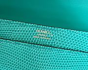 Hermes Verrou Chain Mini Bag Vert Jade Green Lizard Leather size 17 x 13 x 5 cm - 6