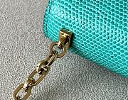 Hermes Verrou Chain Mini Bag Vert Jade Green Lizard Leather size 17 x 13 x 5 cm - 3