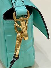 Fendi Baguette Turquoise Nappa Leather Bag size 26 x 5 x 13 cm - 6