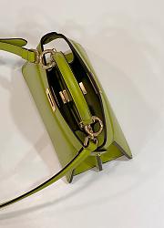 Fendi Peekaboo ISeeU Petite Acid Green Padded Nappa Leather Bag - 5