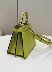 Fendi Peekaboo ISeeU Petite Acid Green Padded Nappa Leather Bag - 3
