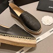 CHANEL Espadrille Shoes Black - 6