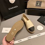 CHANEL Espadrille Shoes Beige Leather - 2