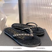 Chanel Slippers Black - 6