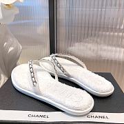 Chanel Slippers White - 3