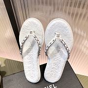 Chanel Slippers White - 2