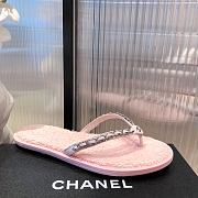 Chanel Slippers Pink - 5