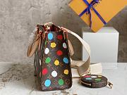 LV x YK Onthego PM Monogram Canvas With 3D Painted Dots Print - 2