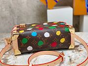 LV x YK Side Trunk Monogram Canvas With 3D Painted Dots Print - 3