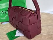 Bottega Veneta Brick Cassette Burgundy Lambskin size 28x14x10 cm - 2