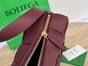 Bottega Veneta Brick Cassette Burgundy Lambskin size 28x14x10 cm - 4