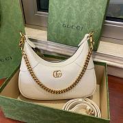 Gucci Aphrodite Small Shoulder Bag White Leather 731817 size 25x19x7 cm - 1