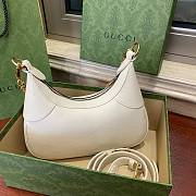 Gucci Aphrodite Small Shoulder Bag White Leather 731817 size 25x19x7 cm - 4