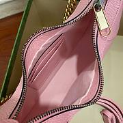Gucci Aphrodite Small Shoulder Bag Pink Leather 731817 size 25x19x7 cm - 5