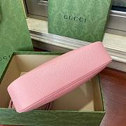 Gucci Aphrodite Small Shoulder Bag Pink Leather 731817 size 25x19x7 cm - 4
