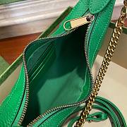 Gucci Aphrodite Small Shoulder Bag Green Leather 731817 size 25x19x7 cm - 4
