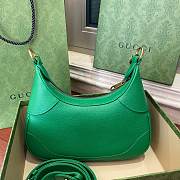 Gucci Aphrodite Small Shoulder Bag Green Leather 731817 size 25x19x7 cm - 3