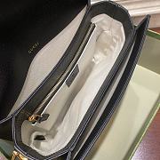 Gucci Horsebit 1955 Shoulder Bag Black/Ivory GG Supreme 602204 - 6