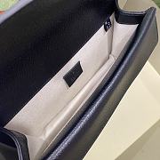 Gucci Dionysus GG Small Shoulder Bag Black/Ivory GG Supreme 499623 - 6