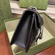 Gucci Dionysus GG Small Shoulder Bag Black/Ivory GG Supreme 499623 - 5