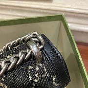 Gucci Dionysus GG Small Shoulder Bag Black/Ivory GG Supreme 499623 - 4