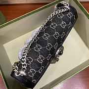 Gucci Dionysus GG Small Shoulder Bag Black/Ivory GG Supreme 499623 - 2