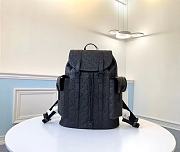 LV CHRISTOPHER MM BACKPACK Black Taurillon 41 x 48 x 13 cm - 1