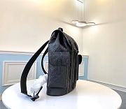 LV CHRISTOPHER MM BACKPACK Black Taurillon 41 x 48 x 13 cm - 3