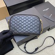 YSL Gaby Chain Pouch In Quilted Black Lambskin size 13 x 9 x 3.5 cm - 2