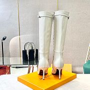 Louis Vuitton Long Boots White - 4