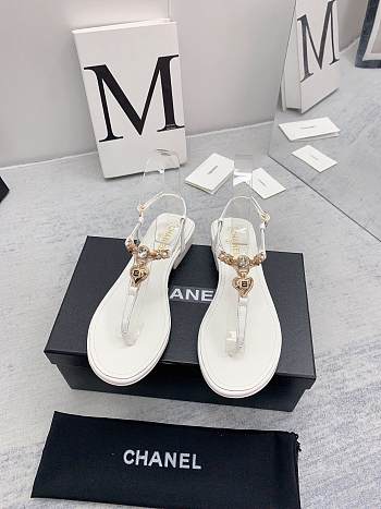 Chanel Sandal White