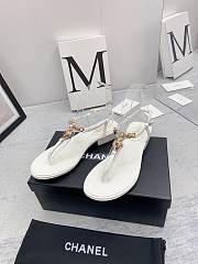 Chanel Sandal White - 5