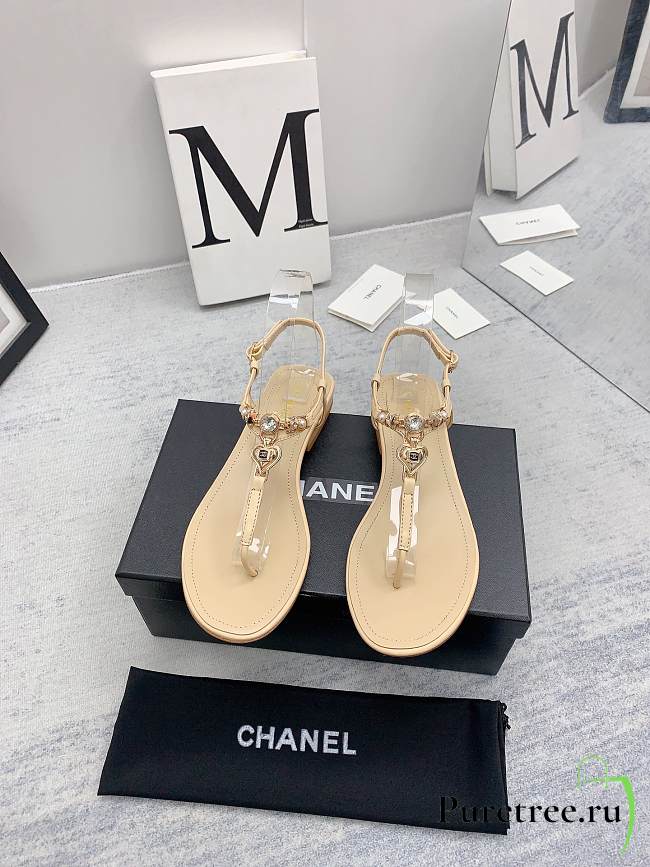 Chanel Sandal Beige  - 1