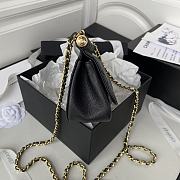 Chanel Clutch with Chain Black Caviar Leather 12x17.5x5.5 cm - 6