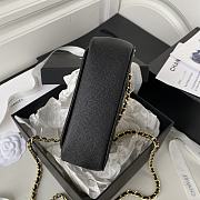 Chanel Clutch with Chain Black Caviar Leather 12x17.5x5.5 cm - 5