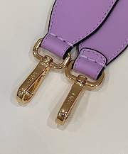 Fendi Sunshine Medium Purple Leather Shopper size 37x13.5x32 cm - 4