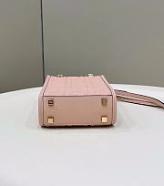 Fendi Mini Sunshine Shopper Pink Leather Bag size 13x5x17 cm - 5