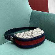Gucci Ophidia GG Mini Bag Beige/Blue 658551 size 19x5.5x9 cm - 5