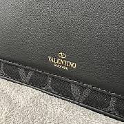 Valentino Locò Toile Iconographe Small Shoulder Bag Black 20x11x5 cm - 4