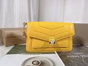 Bvlgari Serpenti Forever East-West Shoulder Bag Yellow size 22x15x4.5 cm - 5
